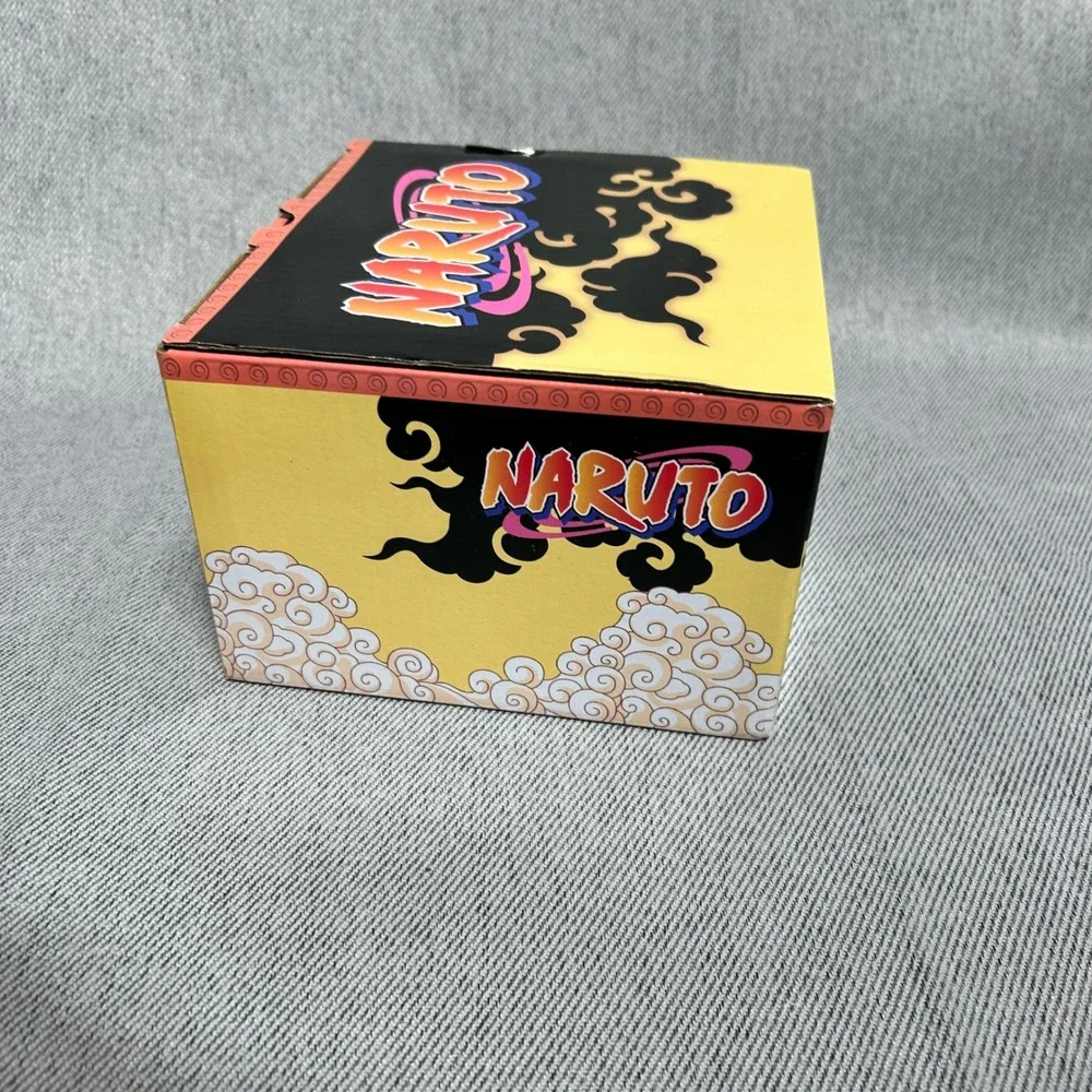 Bioworld Naruto Ceramic Noodle Bowl 20oz Orange Kakashi Sasuke Sakura 6in Bowl